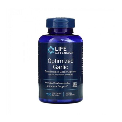 Optimized Garlic Extract - Usturoi Extract 200 Capsule, Life Extension